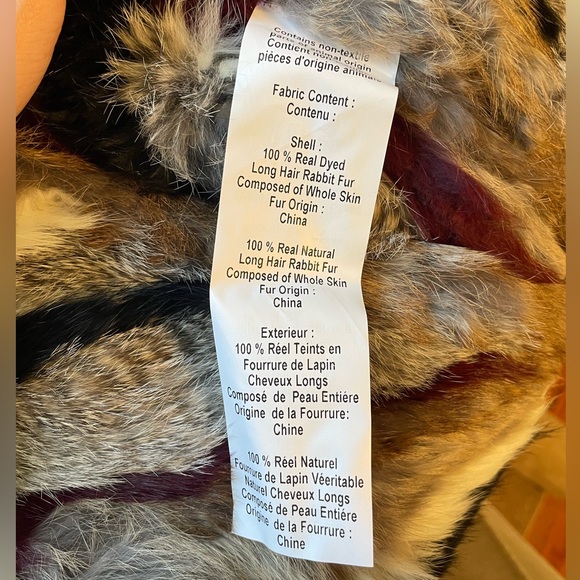 Elizabeth and James Tanya Rabbit Fur Vest - Picture 4 of 5